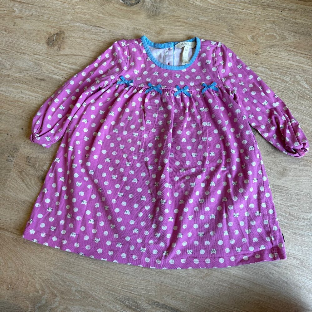 Matilda Jane long sleeve pink kitty dress